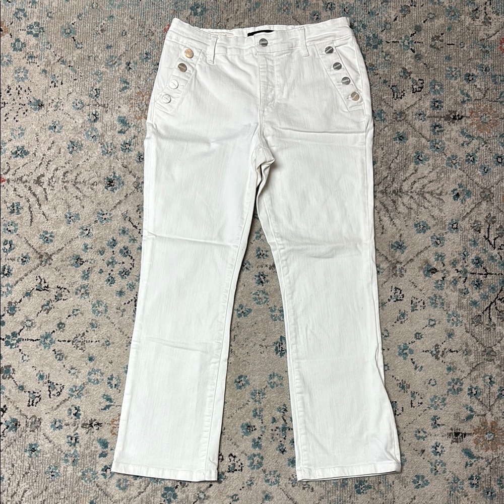 Sanctuary White Straight Leg Jeans